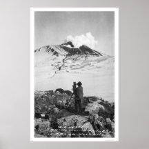Katmai Volcano Alaska 1913 Print