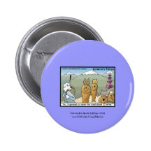 Katmandu & Dogmandu Cartoon Canvas Button