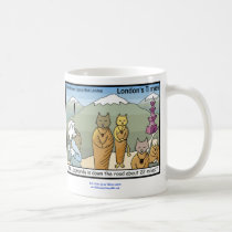 Katmandu & Dogmandu Cartoon Funny Coffee Mug
