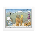 Katmandu & Dogmandu Cartoon Funny Postcards by beardiethor123 Katmandu & Dogmandu Cartoon Funny Postcards