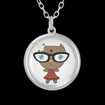 Kats With Glassez : Indy Kitty necklaces