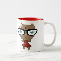 Kats With Glassez ; Indy Kitty Mug mugs