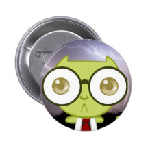Kats With Glassez : Professor Oops Button