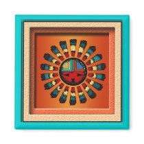Katsina (Kachina) Sun Face Magnets