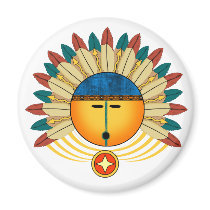 Katsina SunFace Refrigerator Magnet