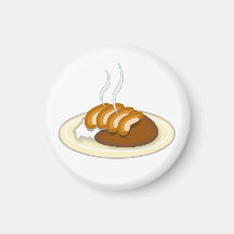 Katsu Curry Rice Magnet