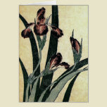 Katsushika Hokusai's Irises (Detail) cards