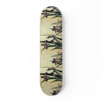 Katsushika Hokusai's Irises skateboards
