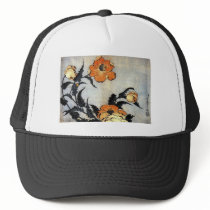 Katsushika Hokusai's Poppies hats by MasterpieceGallery Katsushika Hokusai's Poppies hats