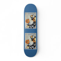 Katsushika Hokusai's Poppies skateboards by MasterpieceGallery Katsushika Hokusai's Poppies skateboards