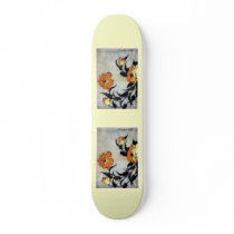 Katsushika Hokusai's Poppies skateboards by MasterpieceGallery Katsushika Hokusai's Poppies skateboards