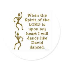 KattCraft: Dance like David stickers by kattcraft KattCraft: Dance like David stickers