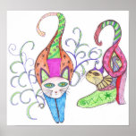Katty kitties Canvas print