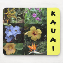Kauai Flowers Mousepad by sunsett76 Kauai Flowers Mousepad