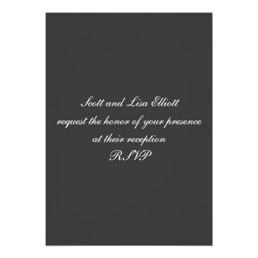 Kauai Plumeria Wedding Personalized Invitation