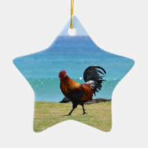 Kauai rooster ornament