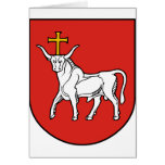 Kaunas city, Lithuania Card