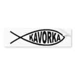 Kavorka fish-bumper bumper stickers