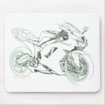 Kaw Ninja ZX-6R 2008 Mouse Pad