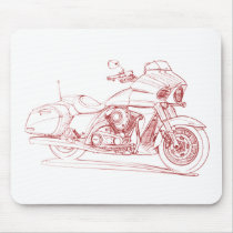 Kaw Vulcan1700 Vaquero 2011 Mouse Pads