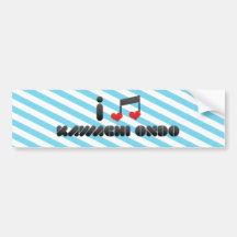 Kawachi Ondo fan Bumper Sticker