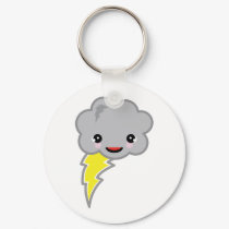 kawai storm cloud keychains by doonidesigns kawai storm cloud keychains