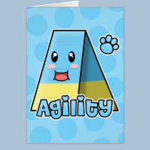 Kawaii Agility A-Frame cards