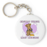 Kawaii Airedale Terrier Rally Obedience Keychains