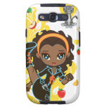 Kawaii Aisha the African American Chibi Android casemate cases
