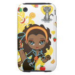 Kawaii Aisha the African American Chibi iPhone 3 C casemate cases