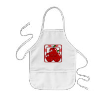 Kawaii Apple Basket (Girl) Apron