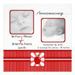 Kawaii Apple (Boy) Personalized Invitations