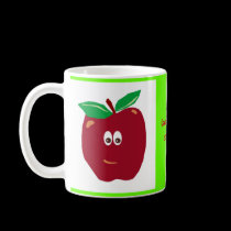 Kawaii Apple Personalized 15oz. Mug mugs