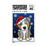 Kawaii Australian Shepherd Christmas Stamps