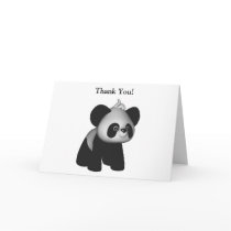 Kawaii Baby Panda Thank You Card