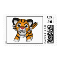 Kawaii Baby Tiger Postage postage