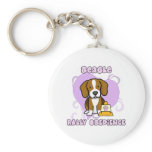 Kawaii Beagle Rally Obedience Key Chains