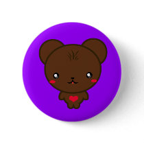 Kawaii Bear buttons