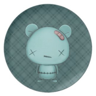 kawaii bear party plates