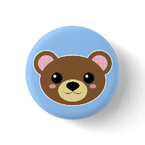Kawaii Bear Pin buttons