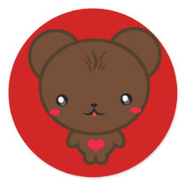 Kawaii Bear stickers
