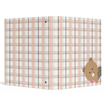 Kawaii Beaver Binder