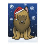 Kawaii Belgian Tervuren Christmas Postcard
