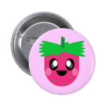 kawaii berry fruit smile face! buttons