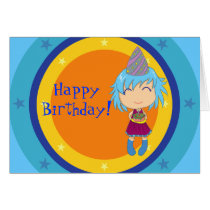 Kawaii Birthday Card 2 cards