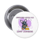 Kawaii Blue Heeler Rally Obedience Buttons