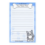 Kawaii Blue Sheltie Stationery