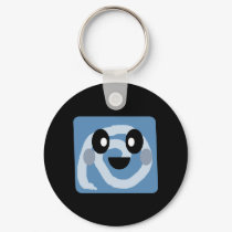 kawaii blue skies and fluffy clouds bubble bar keychains