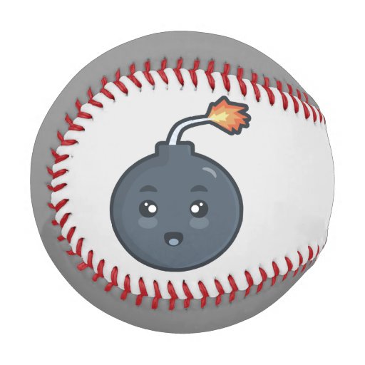Kawaii Bomb Baseball Zazzle