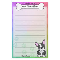 Kawaii Boston Terrier Stationery
